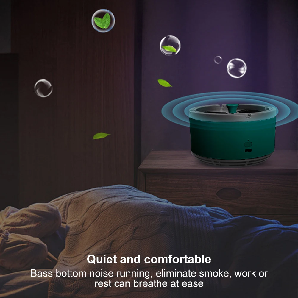 Ashtray Air Purifier Smoke Removal Air Purification Ashtray Portable Ash Tray for Intelligent Removing Secondhand Smoke Indoor