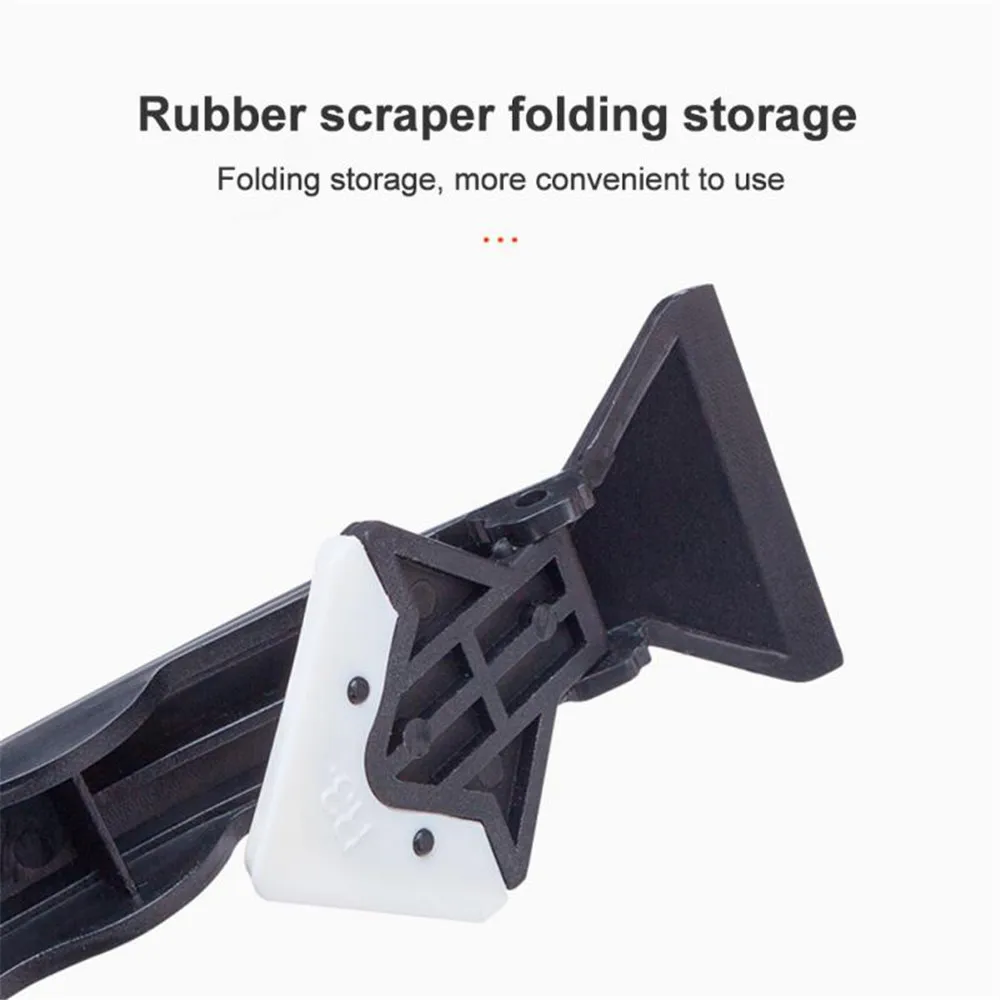 5in1 Silicone Scraper Scraper Tool Set Kit Tool Cleaning Scraper Cleaner Glue Caulk Remover Knife Angle Beauty Sewing Spatula Glue Floor Mould Removal Tool