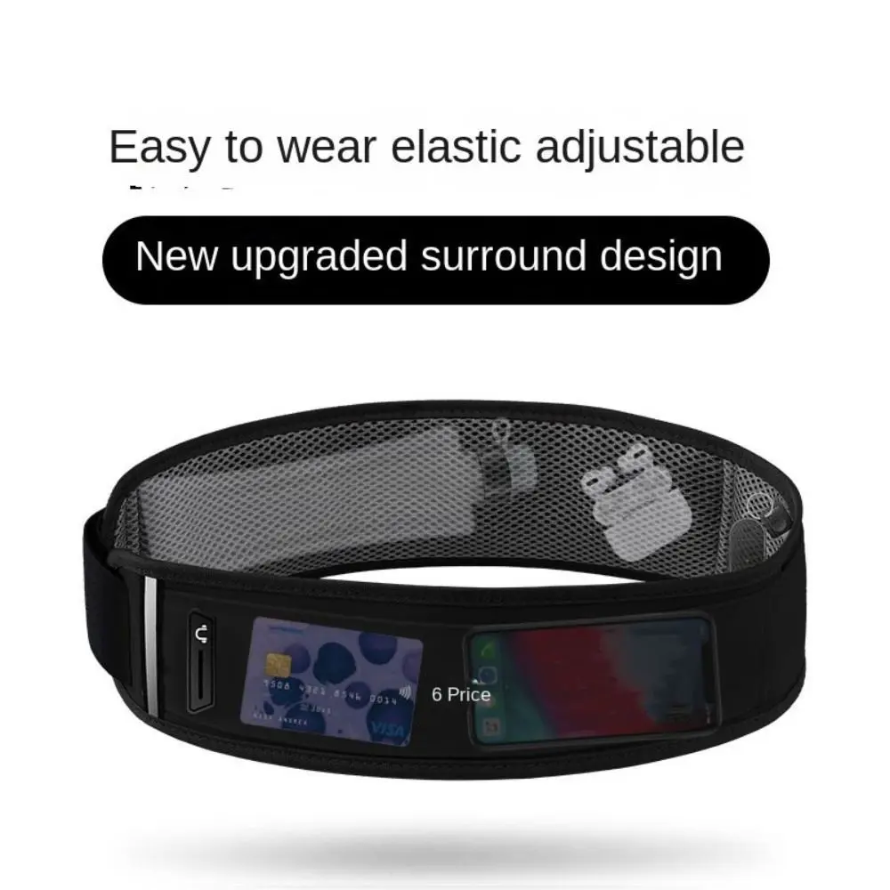 Fashion Lightweight Running Waist Bag Hidden Breathable Sports Belt Pouch Waterproof Fanny Pack Running Accessories
