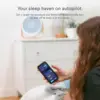2-in-1 Smart Bedroom Table Fan & White Noise Machine - Smooth, Powerful Air - Adjustable White Noise - Remote Control, Schedulin 6