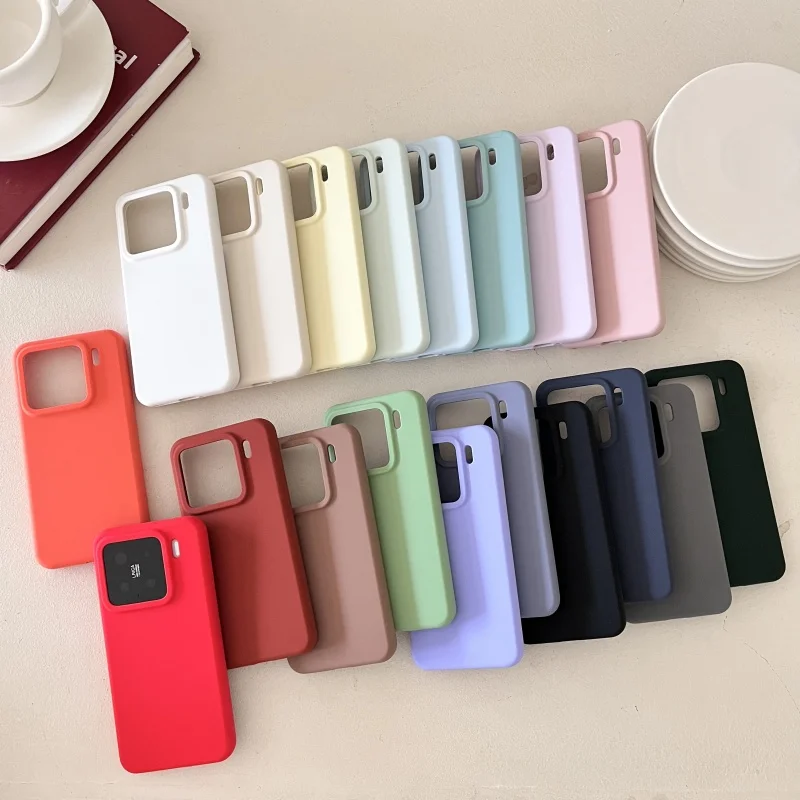 Luxury Liquid Silicone Shockproof Protective Candy Phone Case