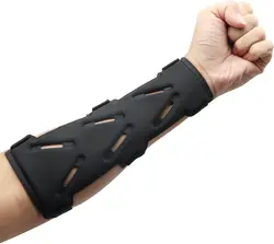 Premium Unisex Adjustable Archery Arm Protector (Black)