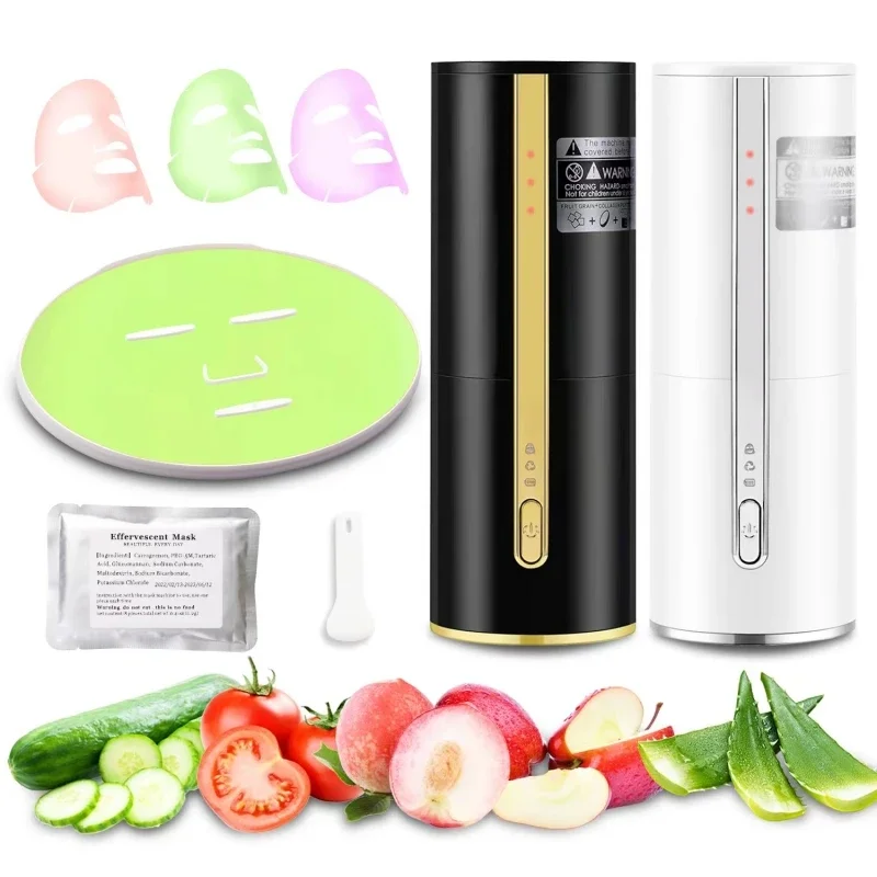 DIY Facial Mask Maker Juicer Blender Smart Self-made Natural Vegetable Collagen Fruit Mask Home Used Facial SPA Beauty Device 2 in 1 face mask maker juicer blender facial spa smart self made natural vegetable collagen fruit mask face care beauty device