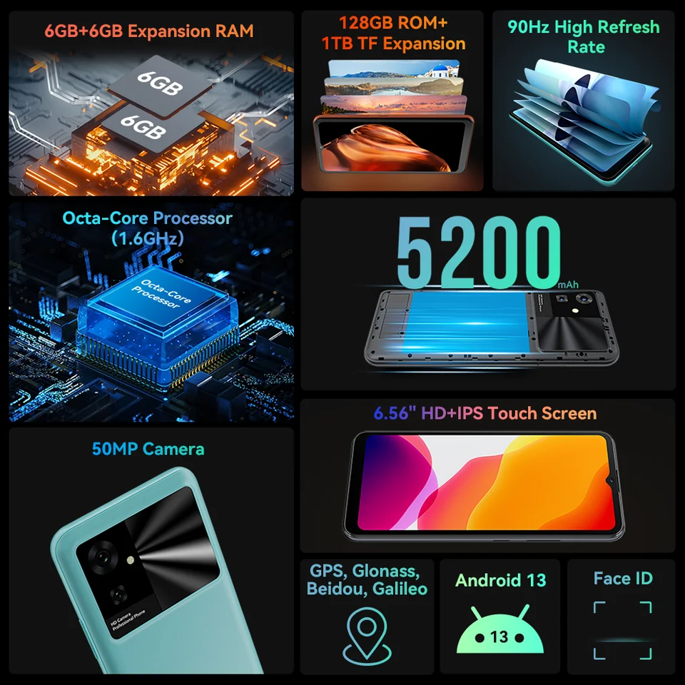CUBOT NOTE21 グローバル版 RAM最大12GB ROM128GB World Premiere]Cubot Note 21,12GB RAM(6GB+6GB Extended