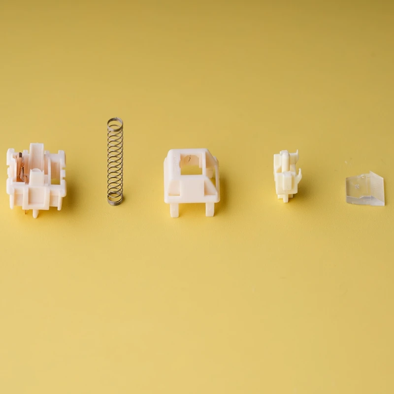 XLLAB X HMX 버터 사일런트 스위치 5핀 HP 택타일 스위치 37g 42g POM 커스텀 기계식 키보드 액세서리 (DIY 플레이어용)