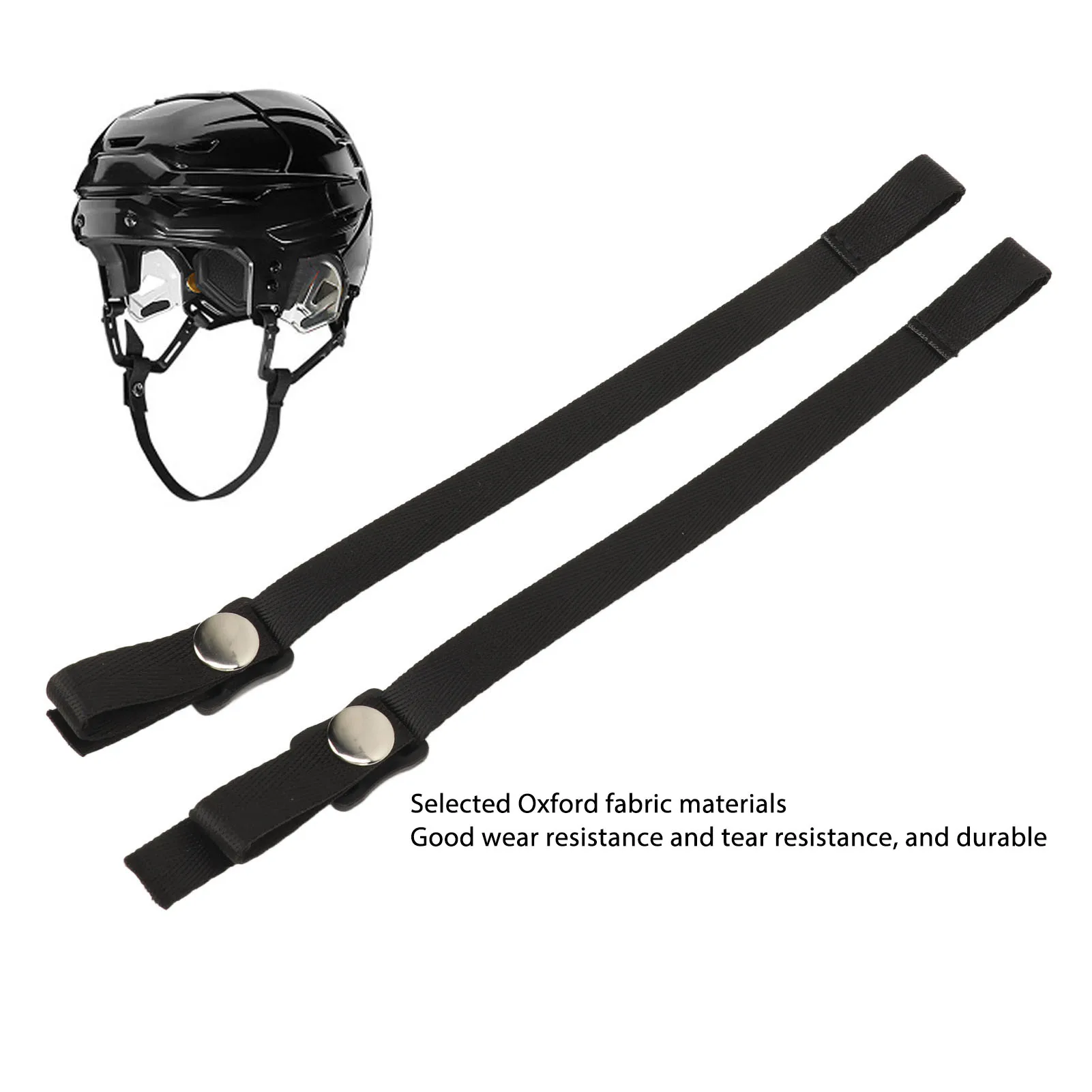 Hockey Helmet Chin Strap 2Pcs Single Strengthened Snap Enhanced Version