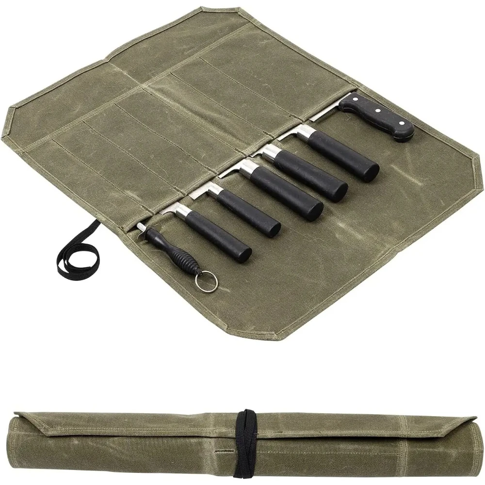 Portable Canvas Knife Roll 1