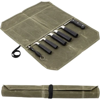 Portable Canvas Knife Roll 1