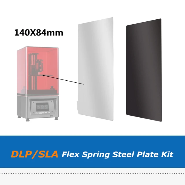 140X84mm Steel Build Platform Flex Plate + Magnetic Base Sticker for Elegoo  Mars 2 Pro / Nova3D Bene 4 DLP SLA 3D Printer Parts - AliExpress