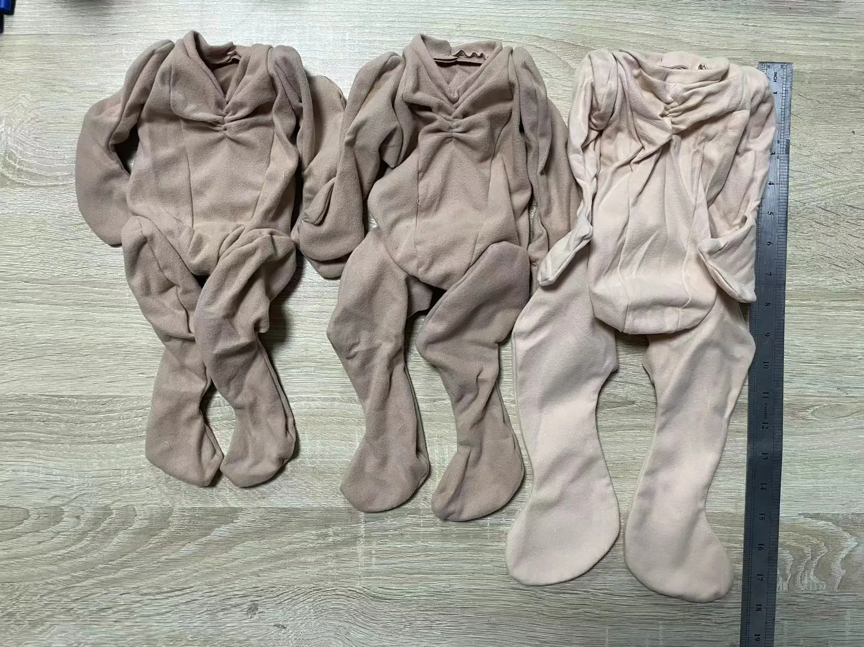 18Inch 20Inch 22 Inch Flesh Multi Panel Cuddle Body Limbs Are Jointed And Rotatable Reborn Baby Doll Accessories Cloth Body 5