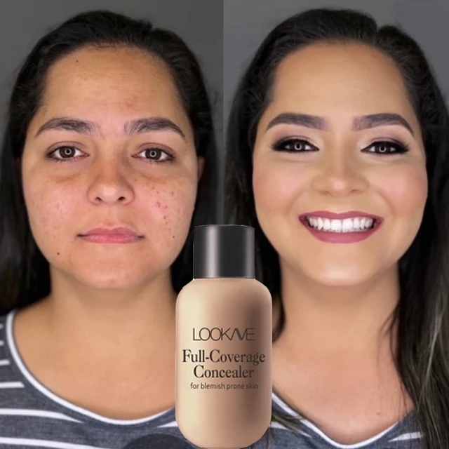 Professional Face Concealer Liquid Makeup Base Full Cover for Eye
