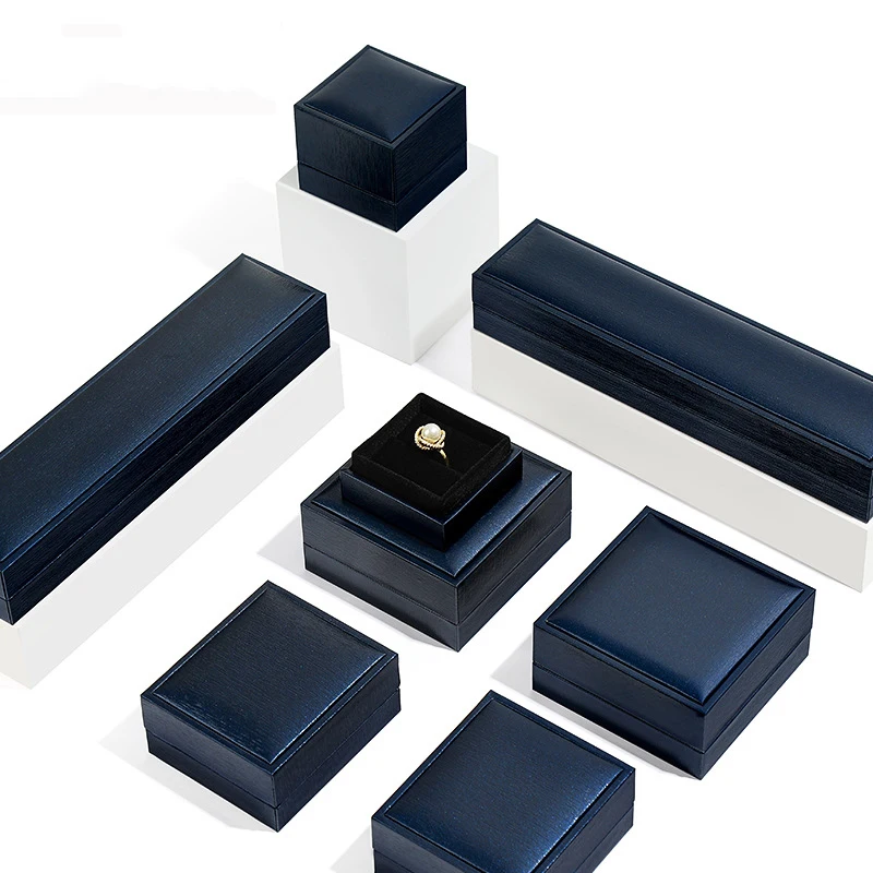 

Leather paper world cover jewelry box, ring necklace, bracelet, bracelet, jewelry packaging, jewelry storage box