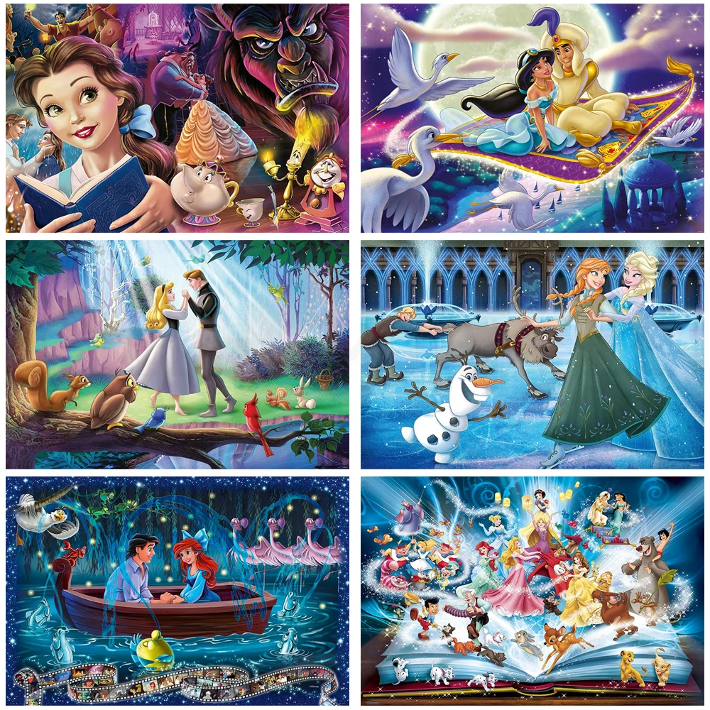Disney Heroines Collection Diamond Painting Belle Sleeping Beauty Cenerentola 5D Diamond Mosaic Art Disney Princess Cross Stitch