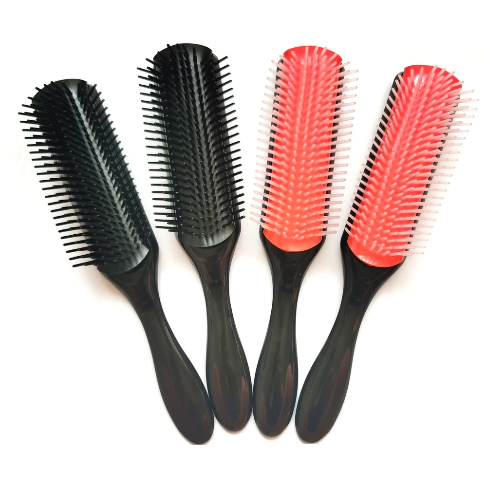 

1PCS Denman Brush Hair 9-Rows Detangling Hair Brush Denman Detangler Hairbrush Scalp Massager Straight Curly Wet Hair Comb