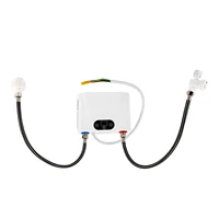 Le chauffe-eau sans réservoir à montage mural de cuisine touche l'affichage LED du panneau de commande 5,5KW 30-55 ℃   Chauffe-eau électrique à chauffage rapide 4
