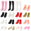 For Foot Length 2cm Fashion Doll Shoes Long Knees Boots High Heels Princess Sandals Casual Puppet Shoes Accessories Toys 1