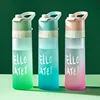650ml  Spray Water Bottle Outdoor Sport Fitness Water Cup Large Capacity Spray Bottle BPA Free Drinkware Travel Bottles 2