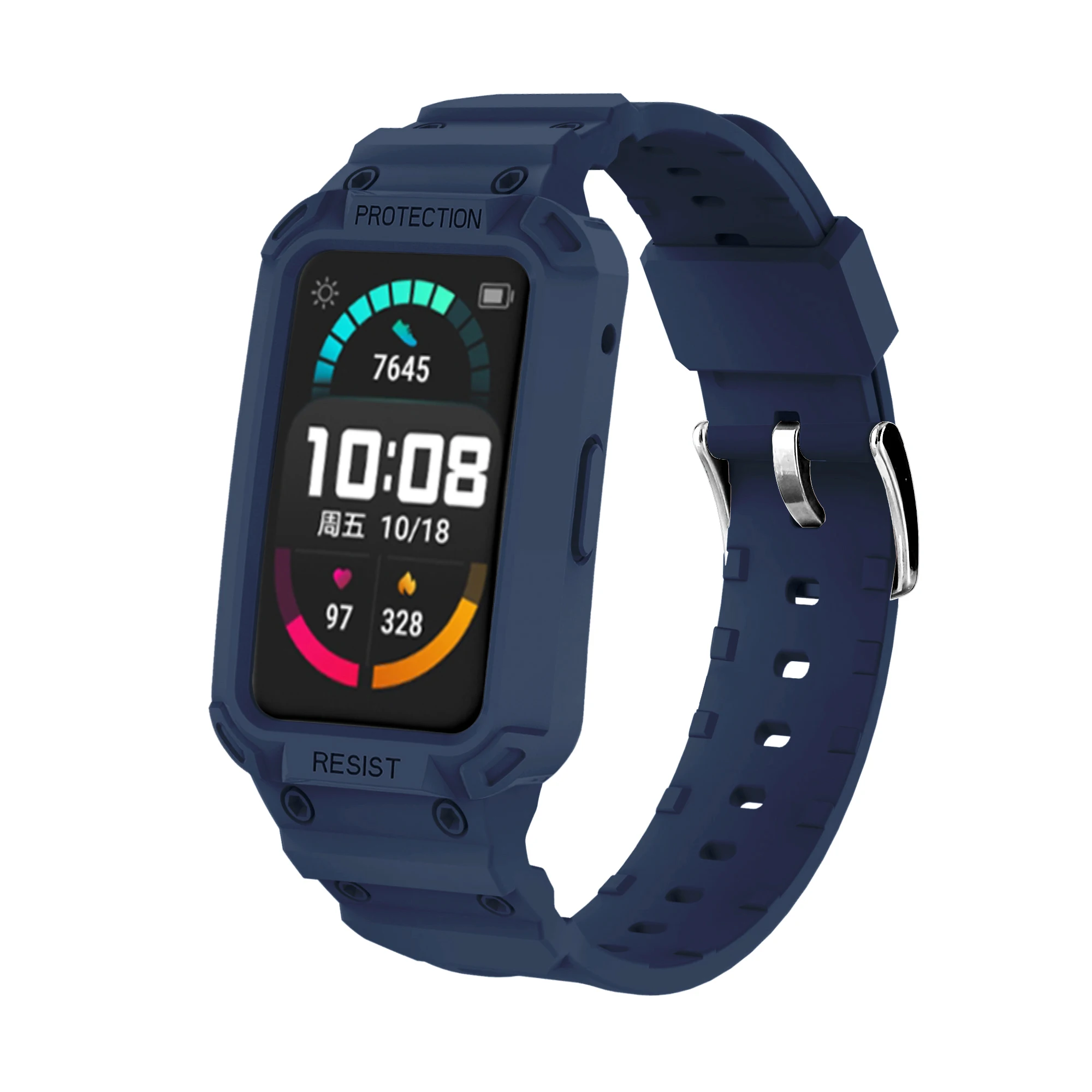 Premium TPU Edge Shell Watchband Cover Protector – Full Bumper Case for Smart Wristband Accessories