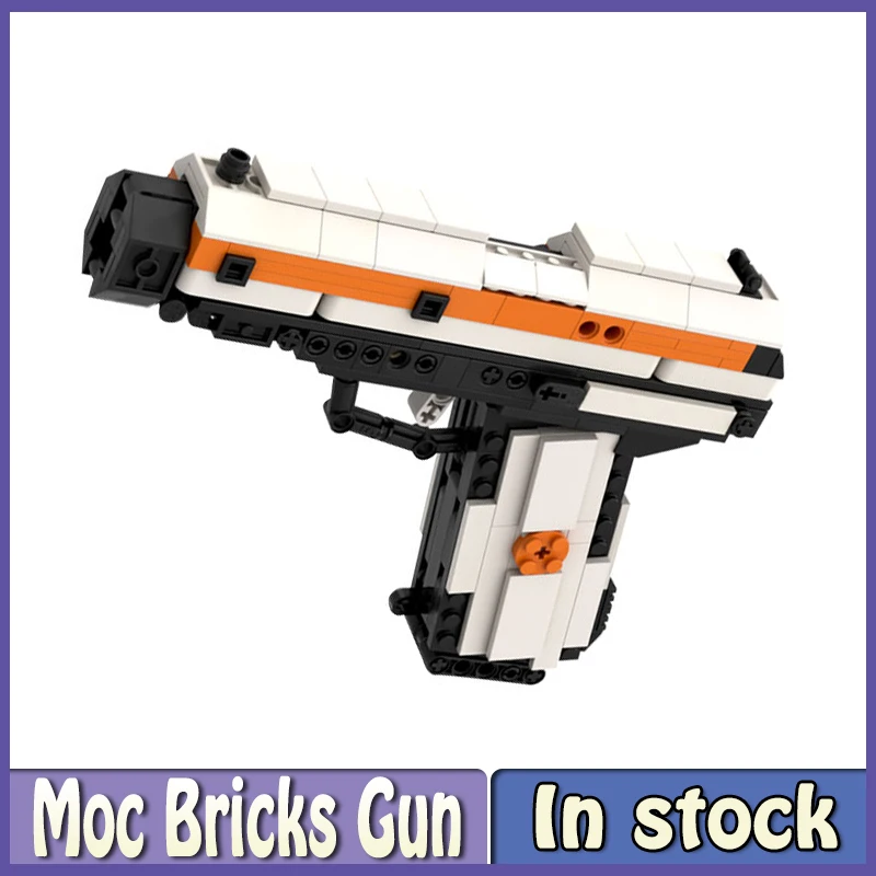 MOC M1911 кирпичи 45 пистолет Оригинальное поле боя классические военные