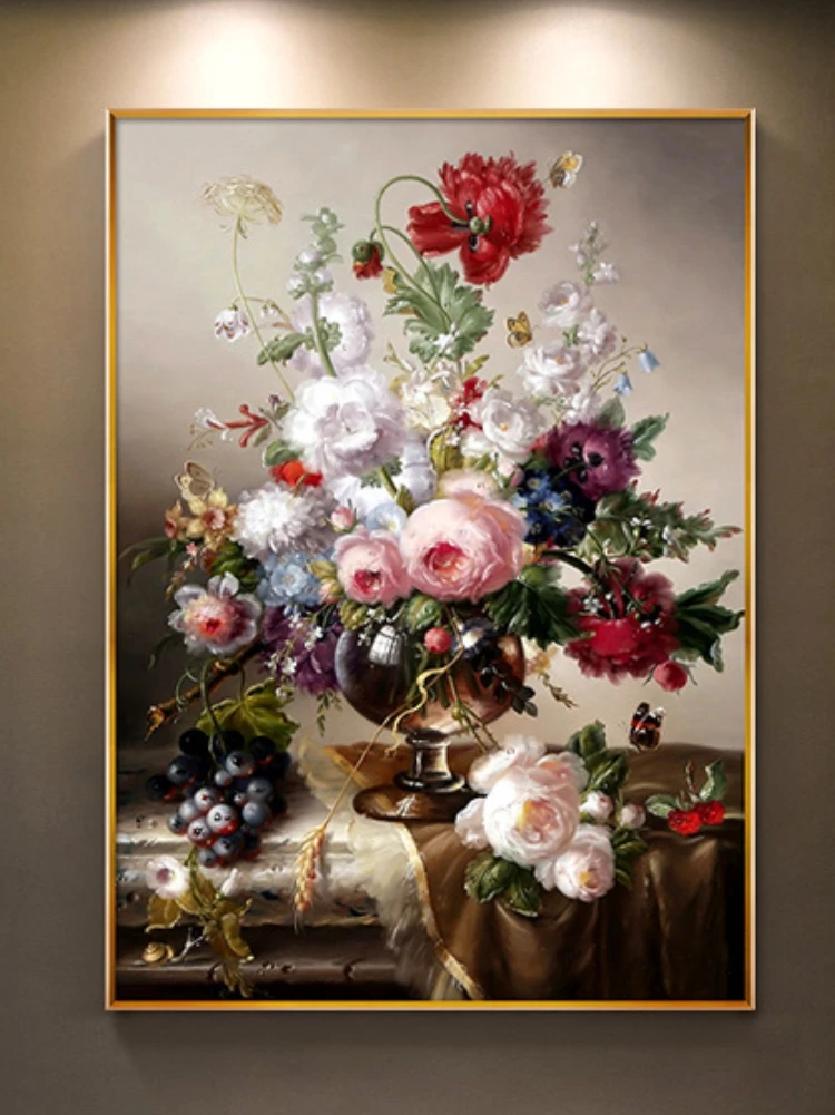 YN250-1-24 Cross Embroidery Plant Flower Living Room Hanging Decoration Painting cross stitch kit cross stitch files cross embroidery painting