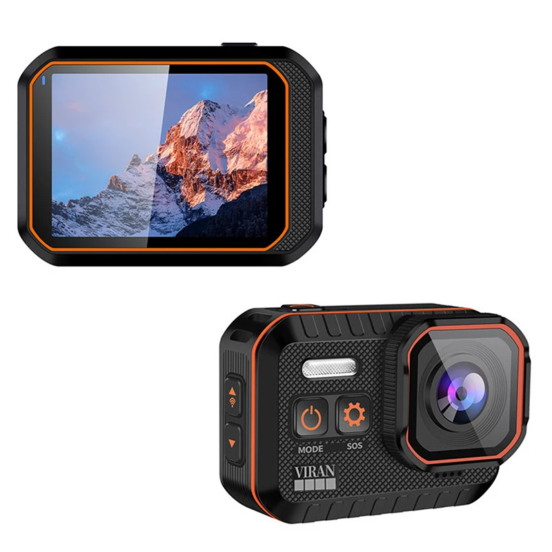 Caméra Action 4K HD Étanche 16MP Grand Angle 170° avec Télécommande