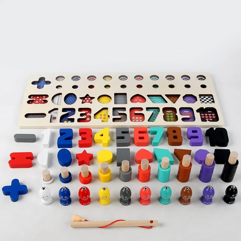 

Early Education Toy Table Multifunctional Brain Game Fishing Toy