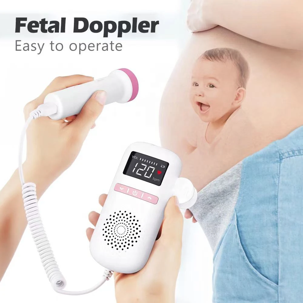 Monitor doppler fetal para embarazo, detector de pulso de salud