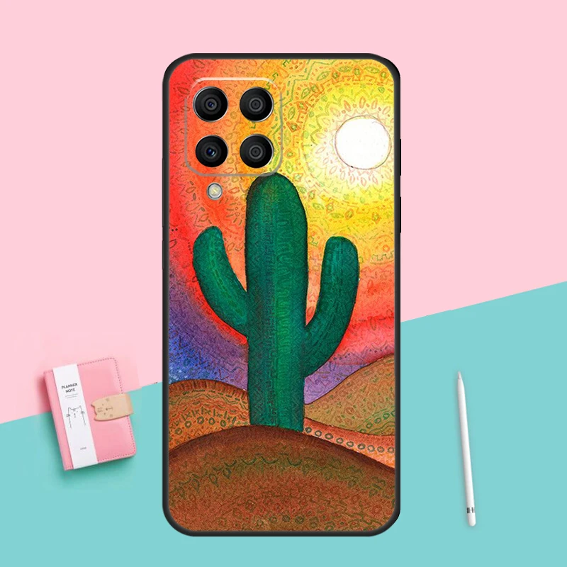 Vibrant Cactus Design Phone Case