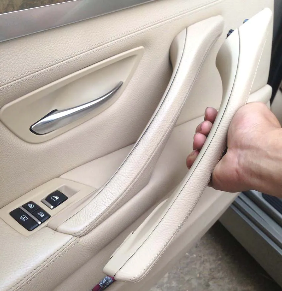 Maniglia Interna Portiera Sinistra Per BMW Serie 5 F10/F11 | 2010-2017 | Colore Crema | Sostituzione Originale