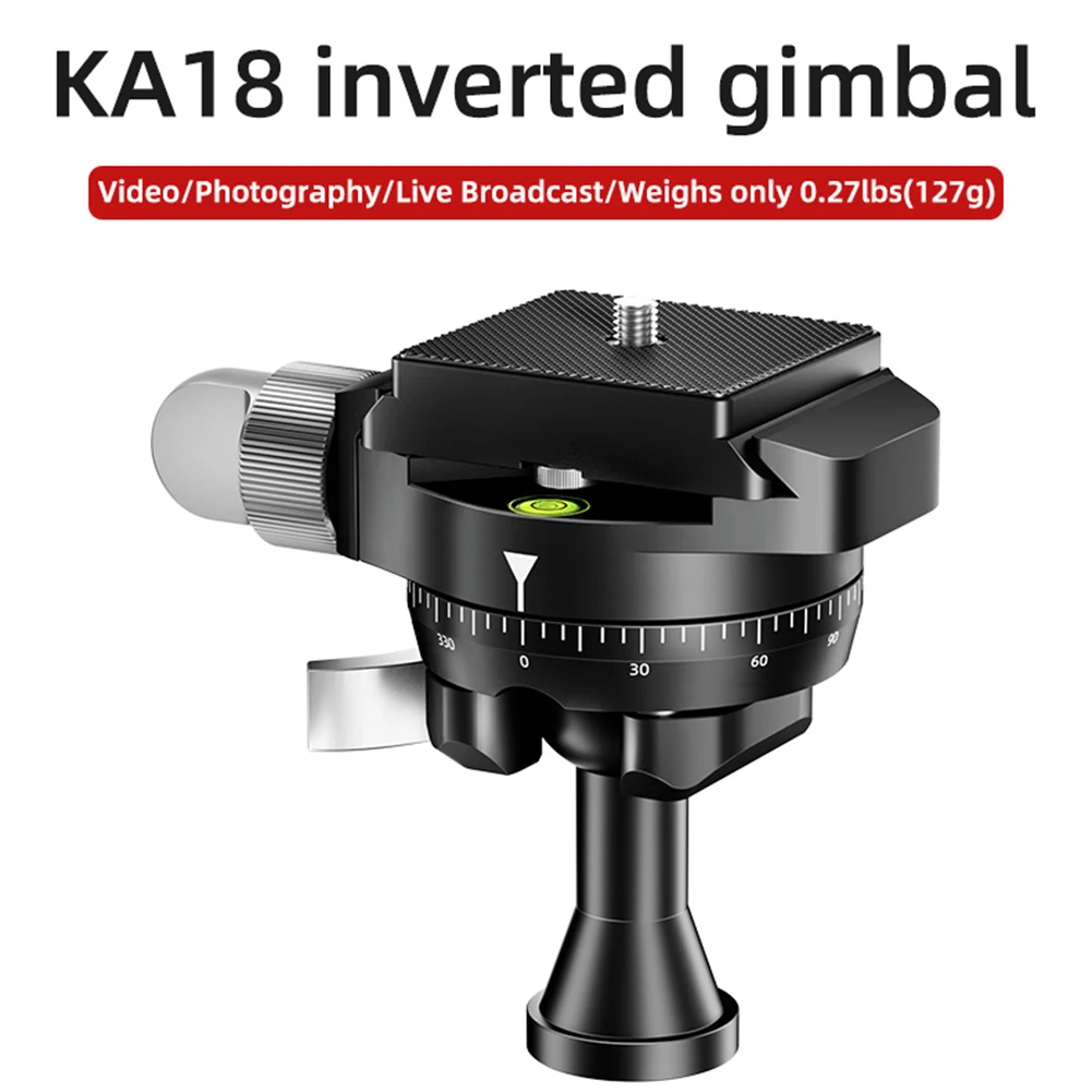 

DSLR Camera Tripod Ballhead Aluminum Alloy Ball Head Panoramic With Quick Release Palte For Smart Phone SLR Cameras Photography