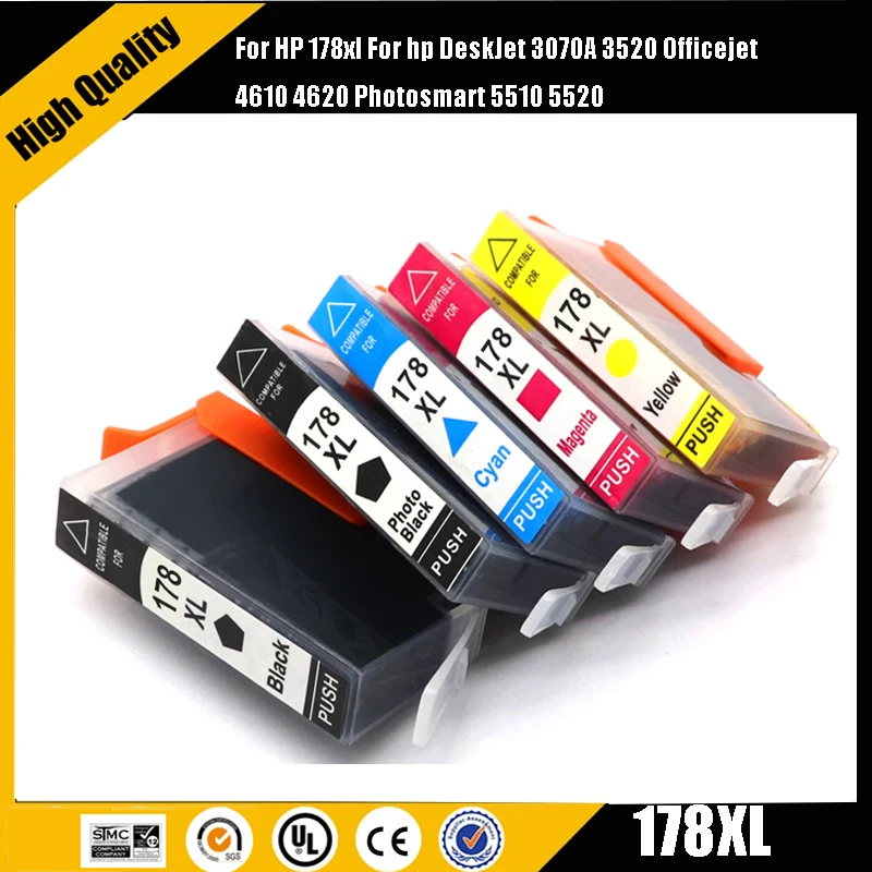 Einkshop 178 178Xl Cartucce Di Inchiostro Compatibili Per Hp 178Xl Per Hp Deskjet 3070A 3520 Officejet 4610 4620 Photosmart 5510 5520