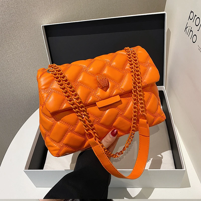 Brand Designer Luxury Shoulder Bag 2023 New Fashion Candy Colors Bird Head  Rhombus Chain Bag Women'S Handbag Retro Crossbody Bag - AliExpress