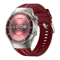 Luxury Titanium Metal Bracelet for Huawei Watch GT 6 Pro (Original red)