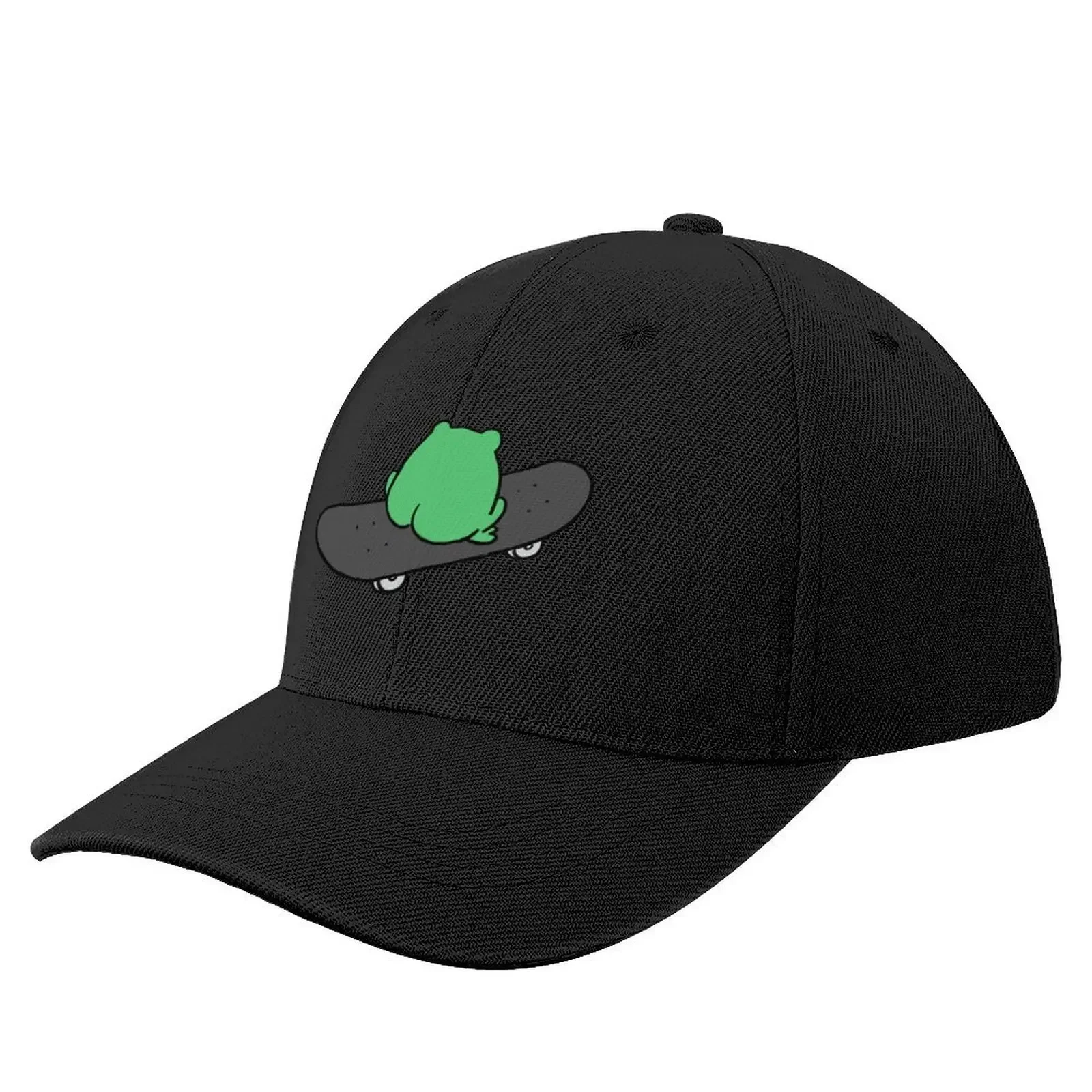 Frog On Skateboard Back View Berretto Da Baseball Snap Back Hat Luxury Man Hat Cappello Da Sole Per Bambini Uomo Donna