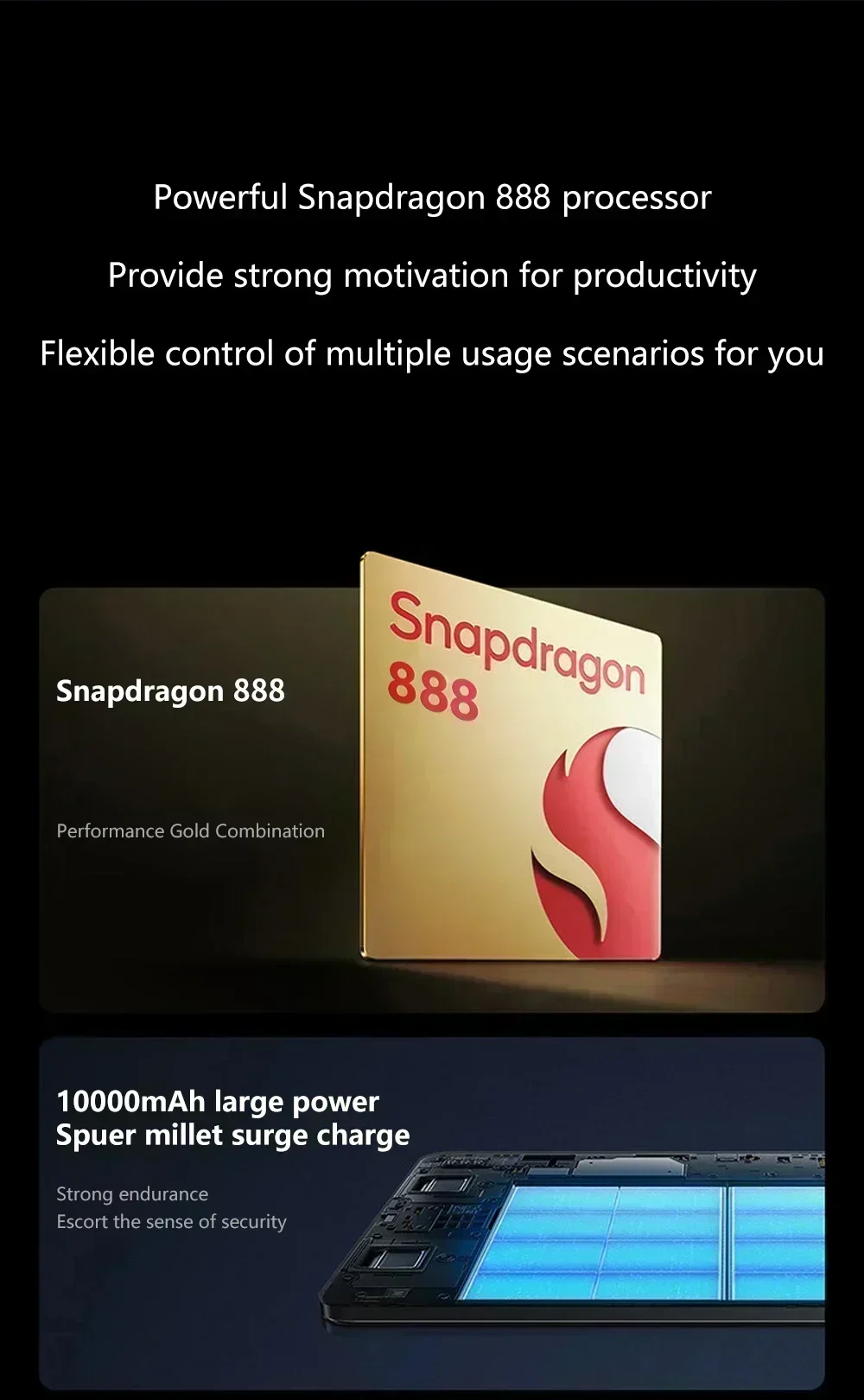オリジナルの6プロタブレット,Android 13,Snapdragon 888