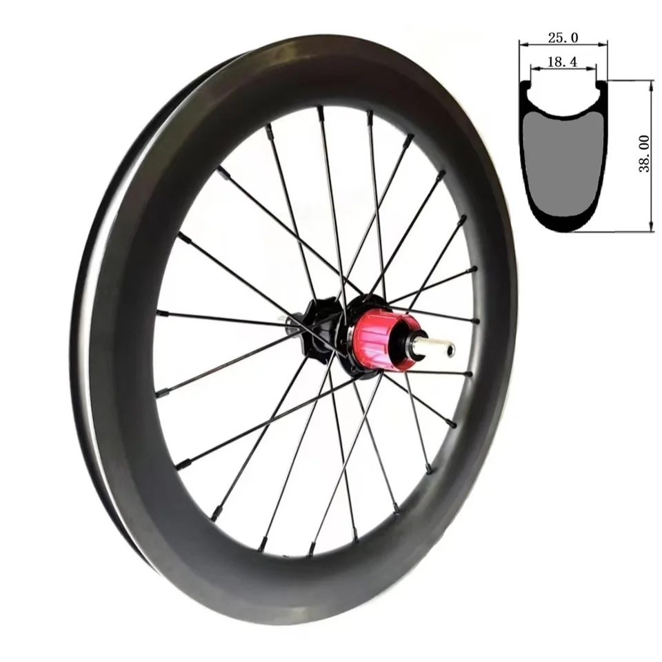 カーボンリムの前後セット 新品カーボンホイール前後セット 88mmリム