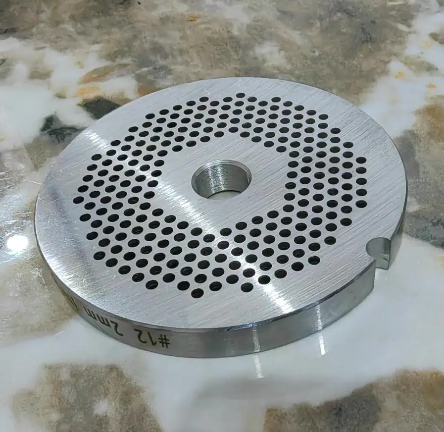 Carne Moedor Peças Ferramenta de Cozinha Moagem 69 mm Discos Placa Grelha Porosa mm Espessura mm 12 Aço Inoxidável