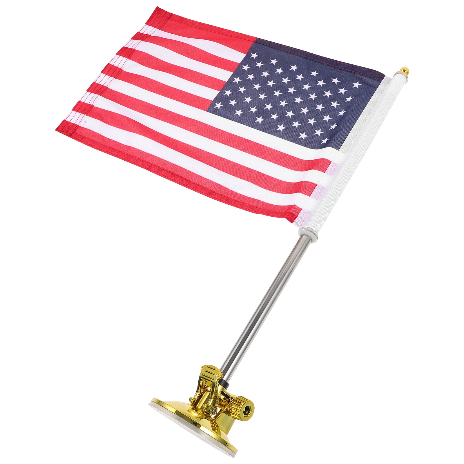 

Mini Flags Plastic Flagpole Bracket Car The Suction Cup Holder Multi- Use Base Stand
