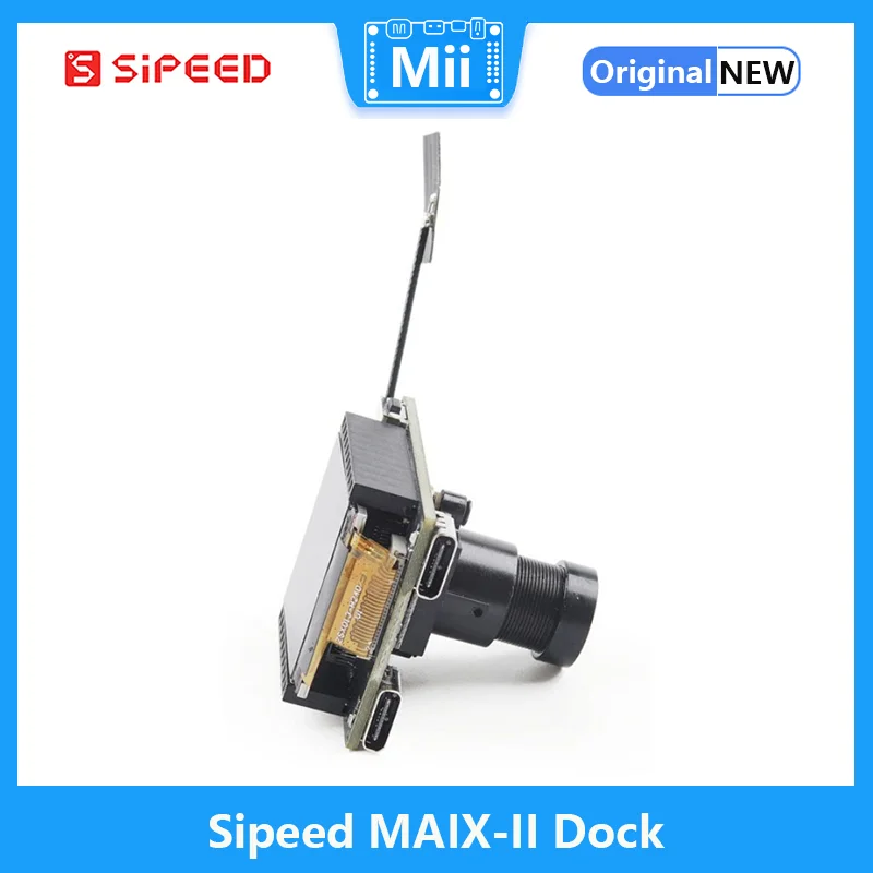 Sipeed MAIX-II Dock is an AIoT vision Board, Allwinner V831, wifi, 2 Million Pixel Camera, 1.3 Inch Screen