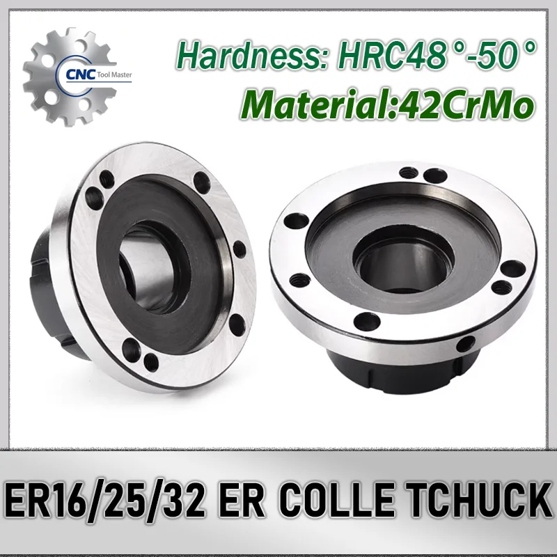 80mm/100mm/125mm 직경 ER16 ER20 ER25 ER32 콜렛척 고정밀 탄소..