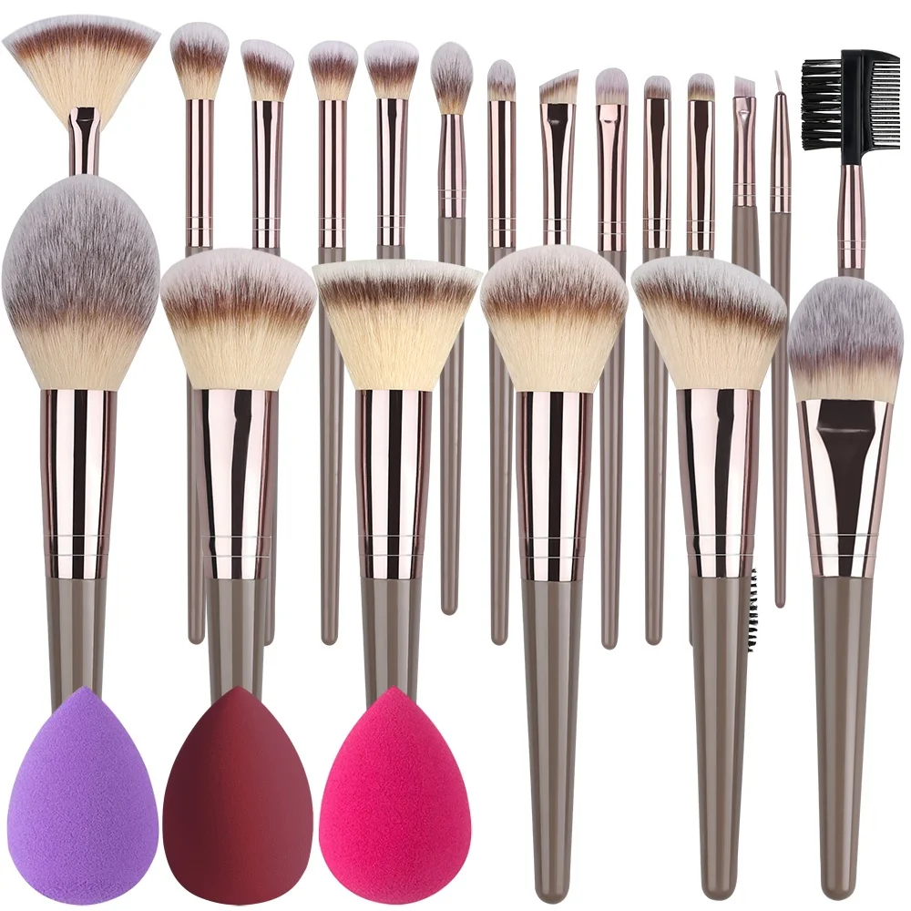 Professional Makeup Brush Set - Super Soft Brushes for Blush, Highlighter, Foundation, Concealer, and Eyeshadow