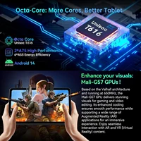 Global Version 14 Inch Tablet PC Big Screen 1920x1200 IPS 16GB +512GB Tablet 14.1 Inch Android 14 Google Play Game Study PAD 2