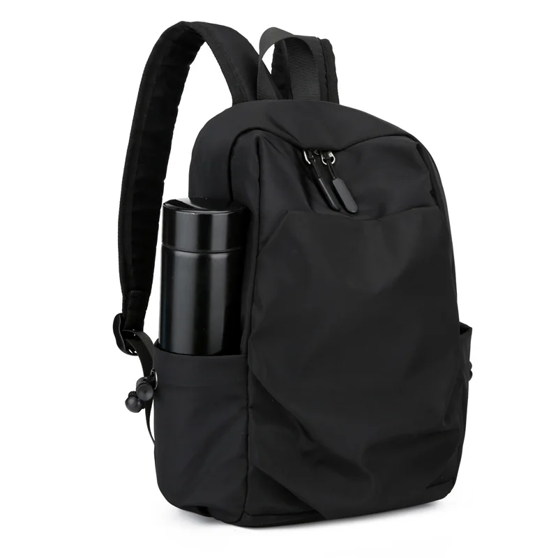Mini Men's Backpack Fashion Small Black Shoulder School Bag for Man Canvas Designer Waterproof Sports Travel Male Backpacks - 4
