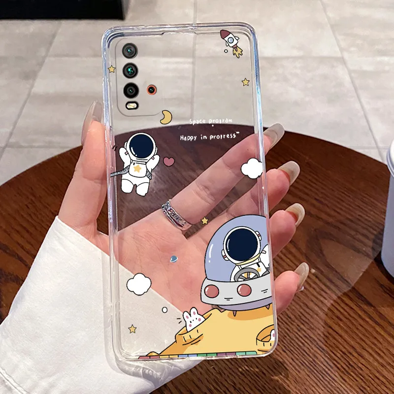 Luxury Aesthetic Transparent Cat Design Soft TPU Silicone Phone Case