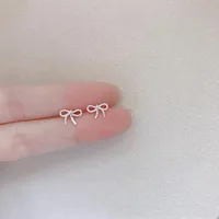 New Heart Stud Earrings for Women Hypoallergenic Daily Wear Minimalist Cute Star Silver Color Ear Girls Pierc Jewelry Gifts