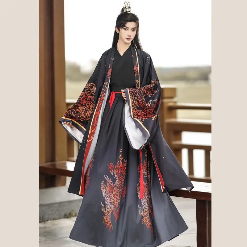 Costume cinese Hanfu uomo Halloween Carnival Cosplay Costume Party