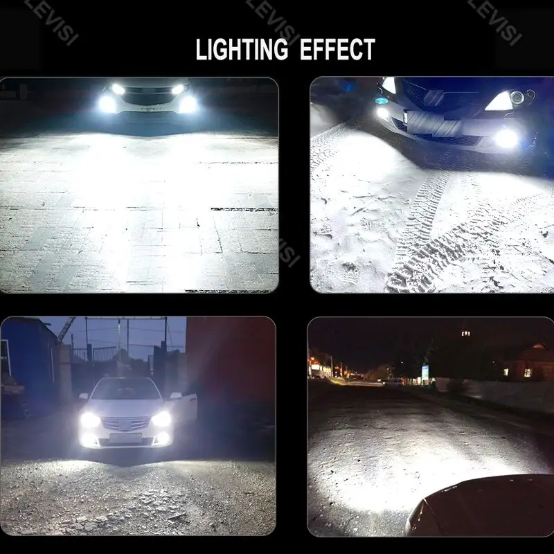 2x70W 흰색 자동차 LED 안개 전구 6000K 혼다 Civic 2006-2011 혼다 어코드 유로 CL CU 2003 2004-2010 혼다 CR-V 2021