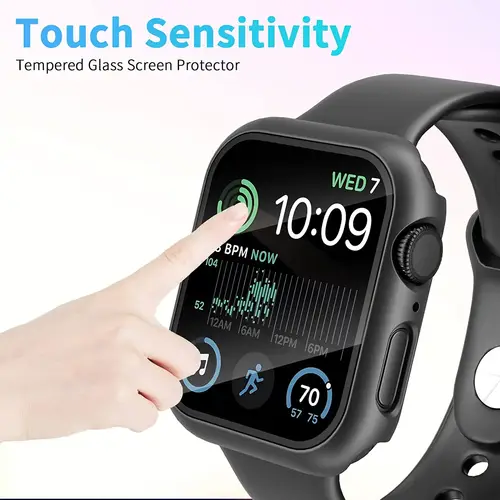 Tempered Glass+Cover For Apple Watch 11 10 9 8 7 46mm 42mm PC Bumper Screen Protector Case iWatch Series 7 6 5 4 SE3 44 40 45mm - Image 5