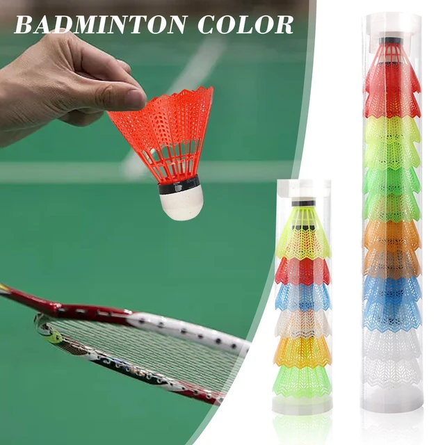 6/12Pcs Coloré Volants De Badminton Plume D'oie Badminton Accessoires  Ballons De Sport Durable Badminton