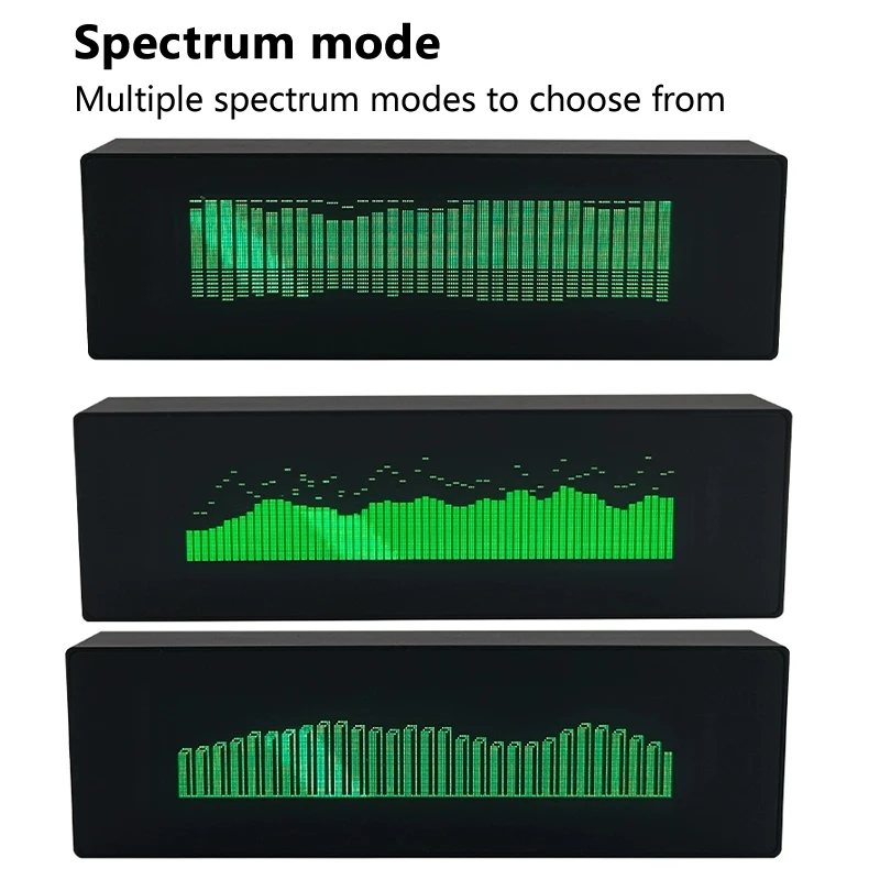 EV256 Voice Line Control VFD Rhythm Music Spectrum Level Light Strip WiFi Clock Weather Forecast Speed Spirit Level 3